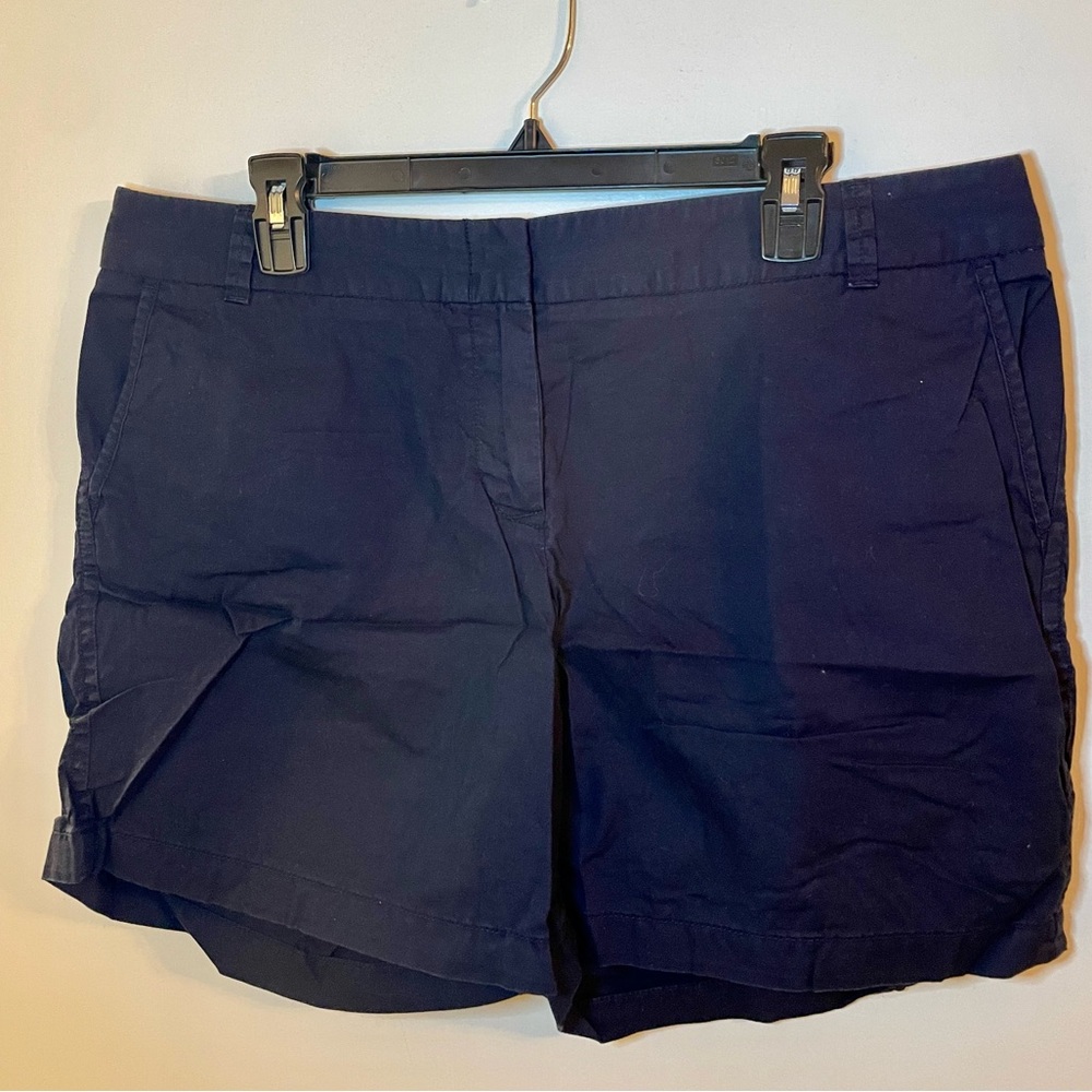 J. Crew navy blue chino short size 14